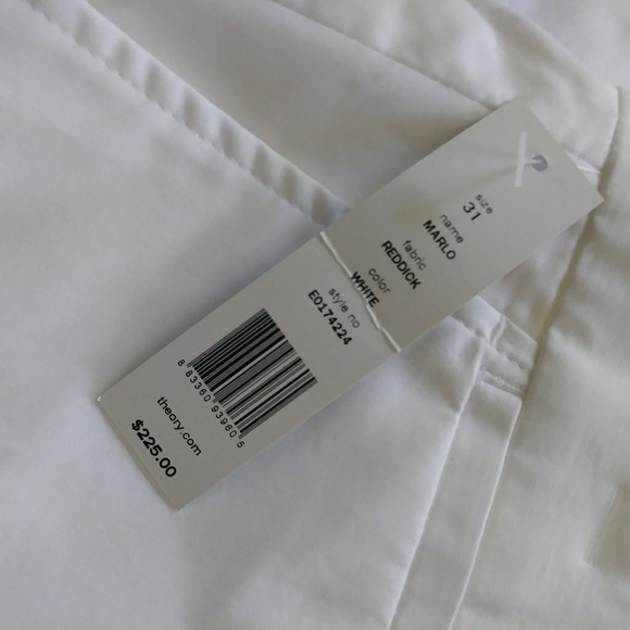 SALE! *HP* NWT Theory White Marlo Reddick Pants - Picture 5 of 7